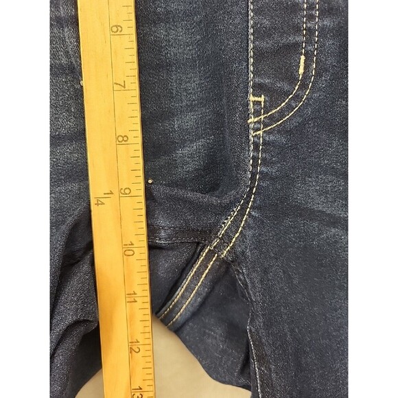 Christopher & Banks Petite Womens Jeans Blue L Jeggings Stretch Skinny Ankle - Picture 10 of 14